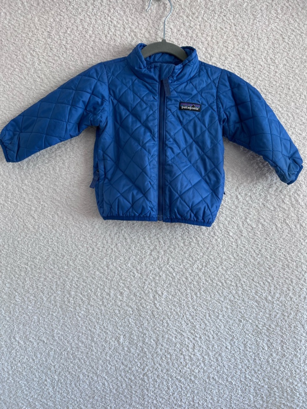 Patagonia Baby Nano Puff Blue Jacket Zip Up‎ Size 6-12 Months